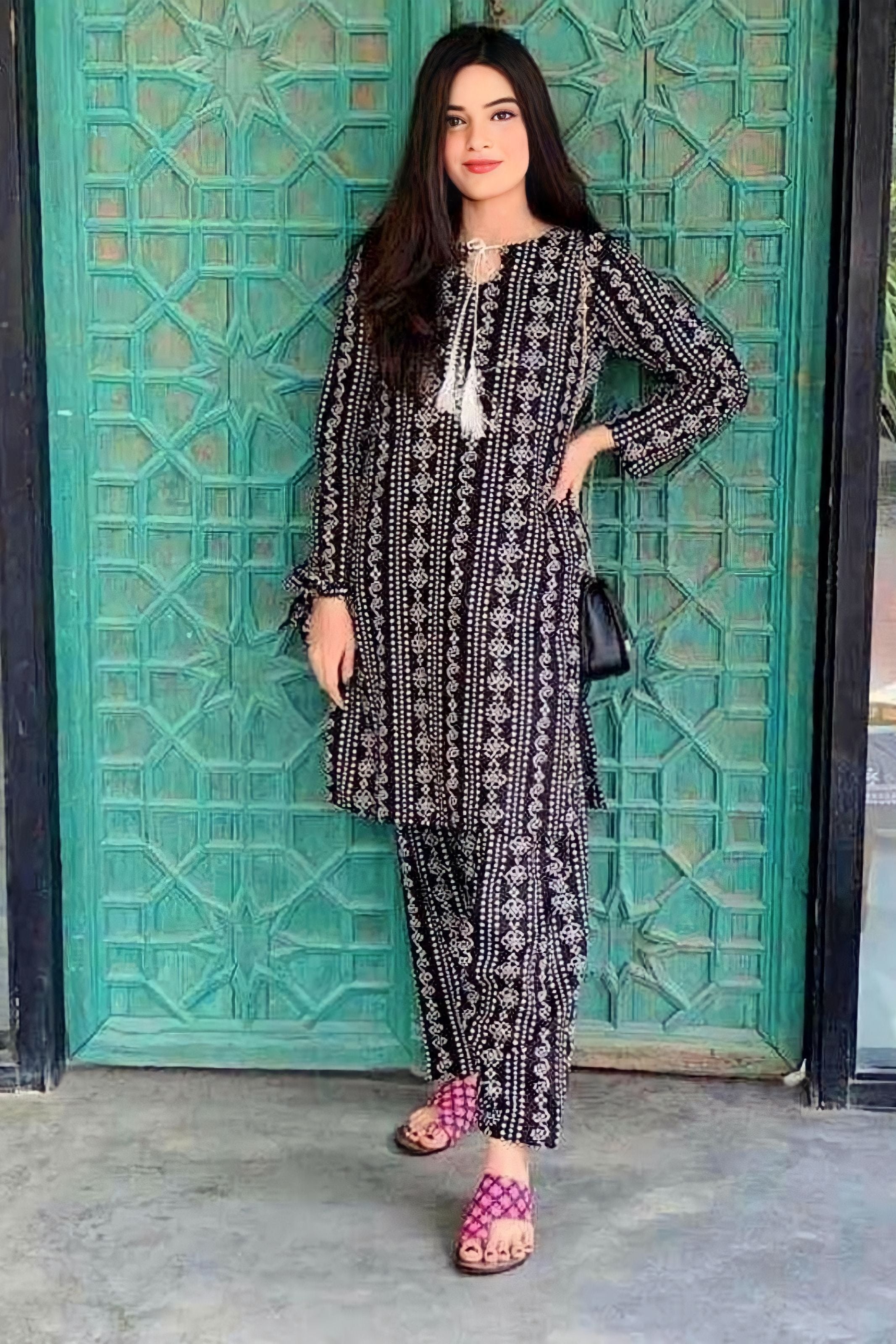 2 Piece - Digital Printed Lawn Suit