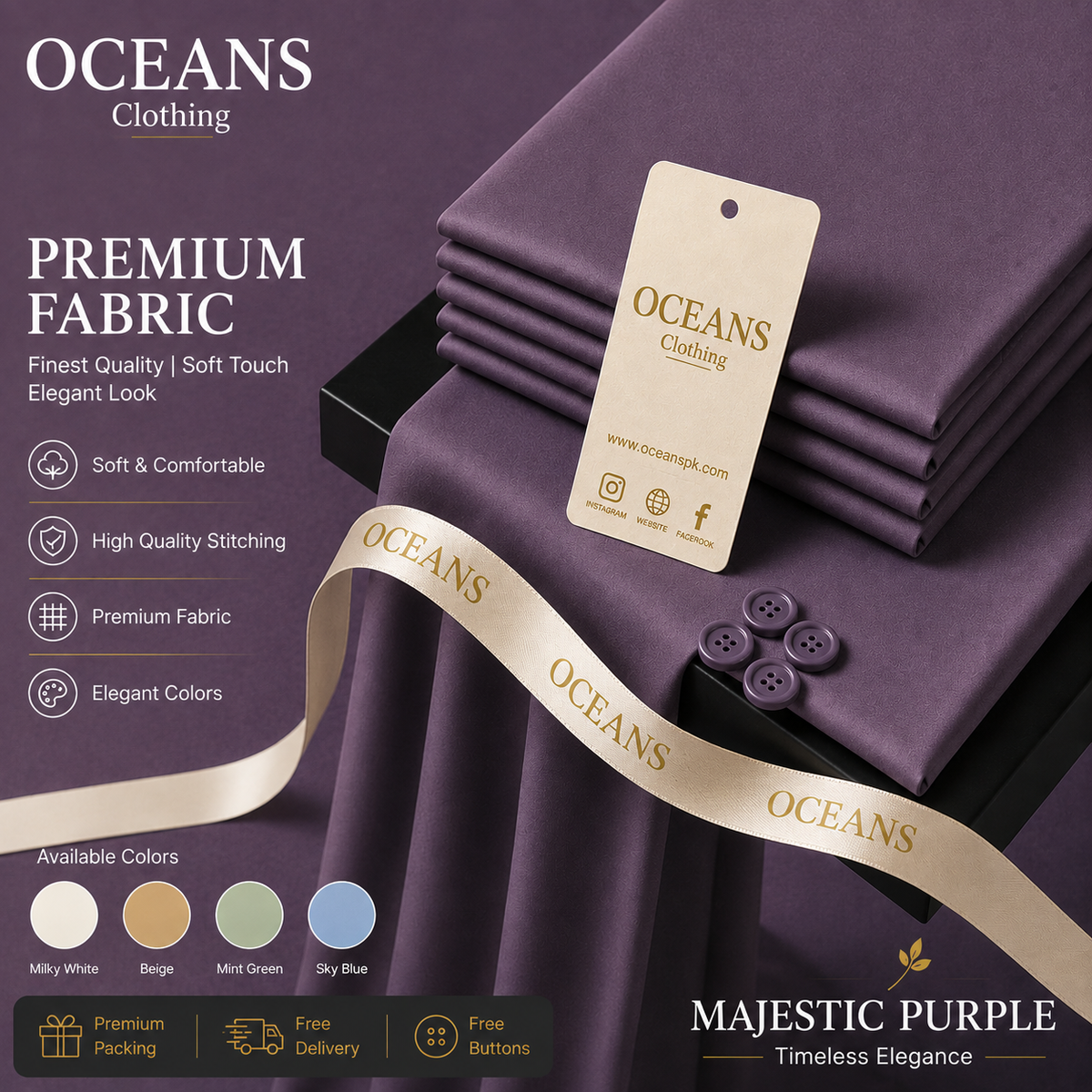 Purple Wash n Wear Boski