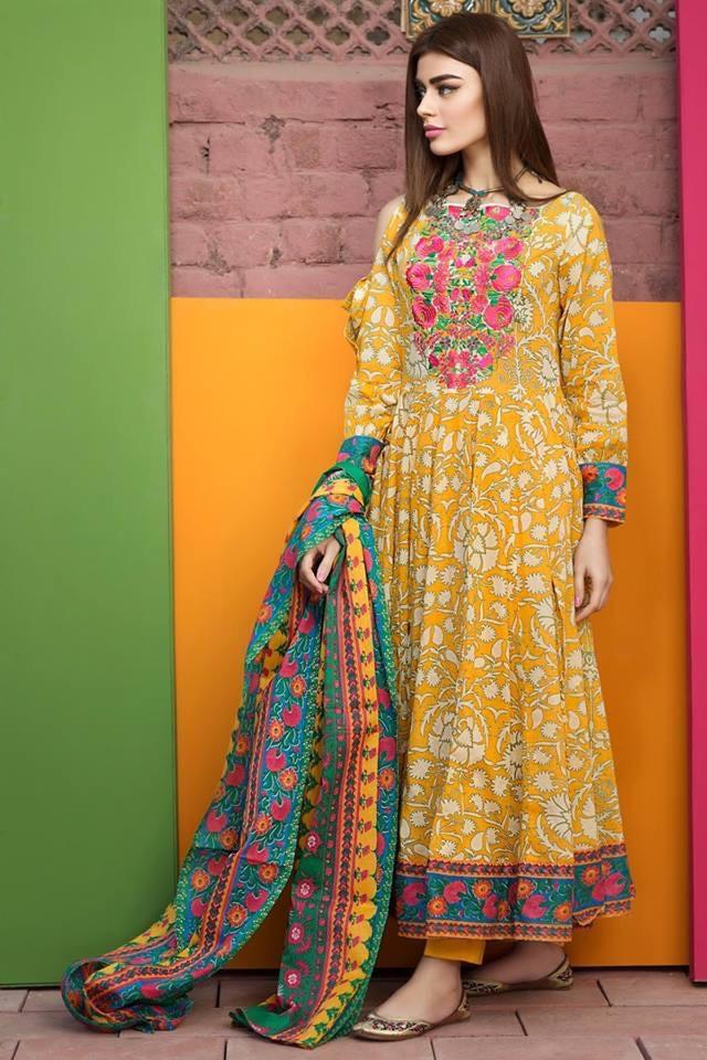 3 pc Lawn suit | Chiffon Dupatta KD-460
