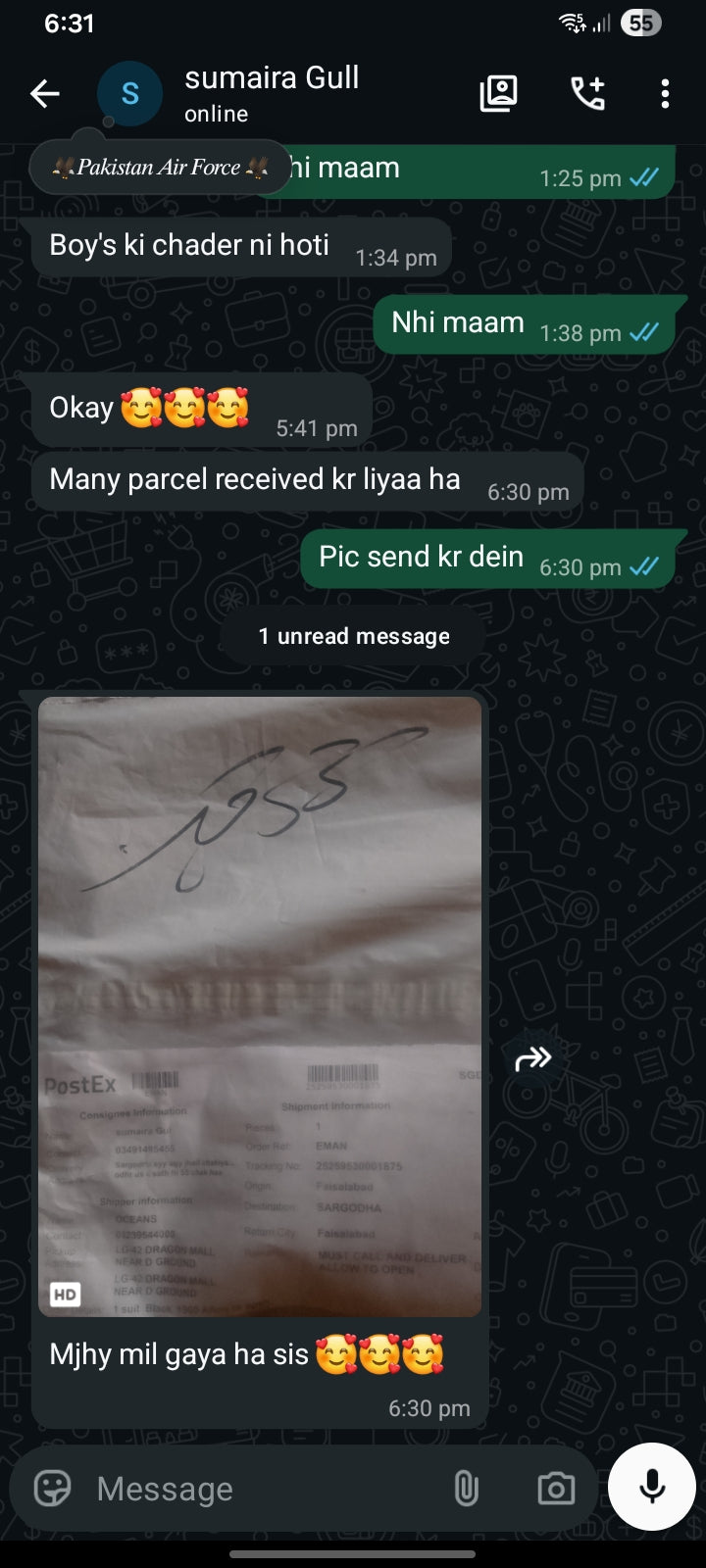 Customer review photo
