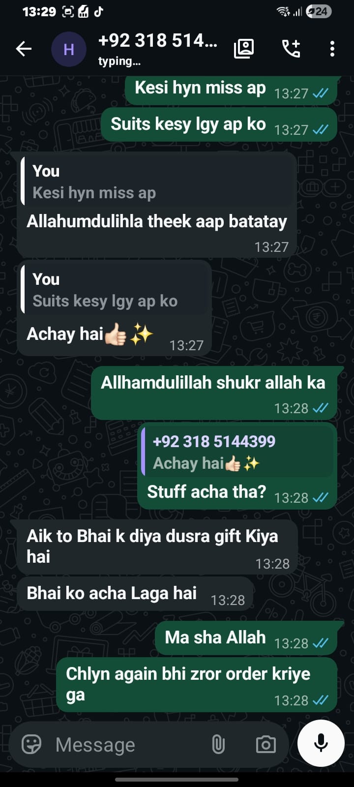 Customer review photo