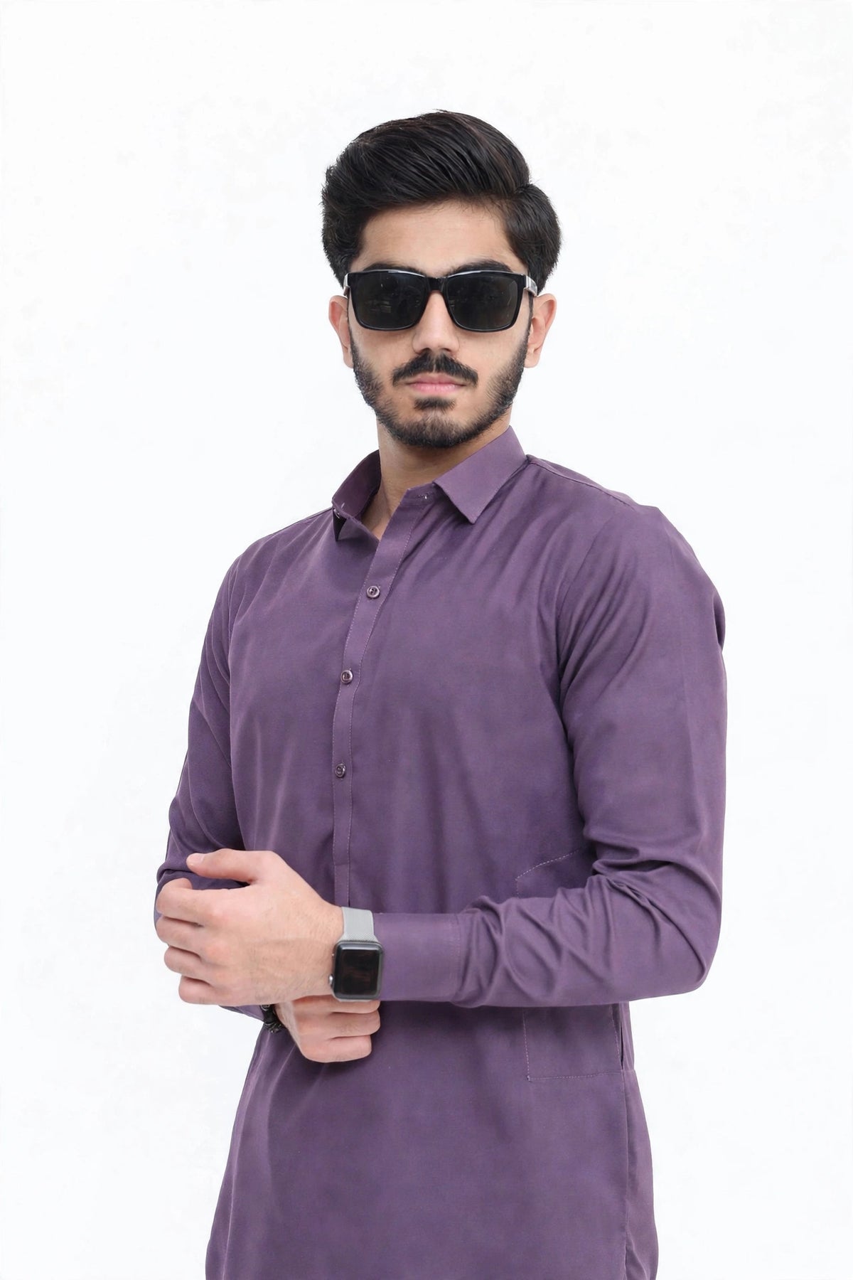 Dark Purple Wash n Wear Boski