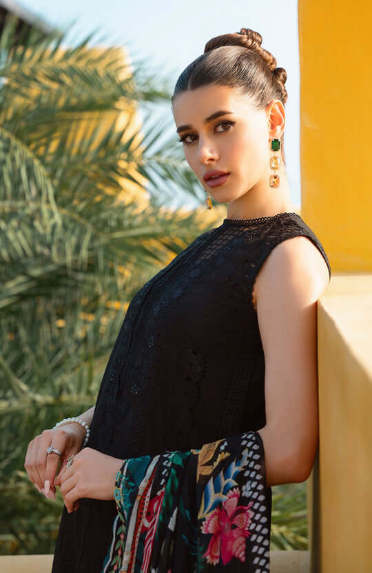 3 Piece - Unstitched Chicken Kari Embroided Lawn Suit