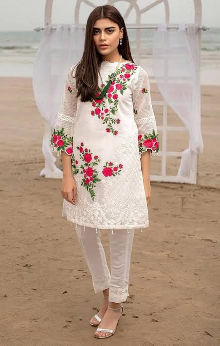 2 Piece - Unstitched Embroided Linen Suit